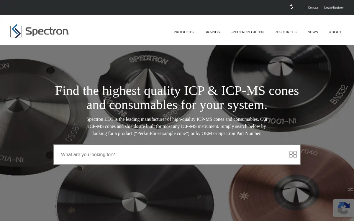 Homepage of Spectron LLC