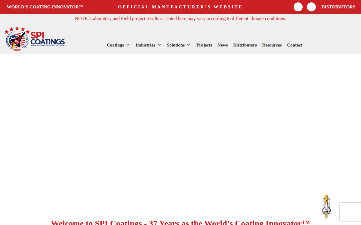 Homepage of Superior Products International Ii, INC.