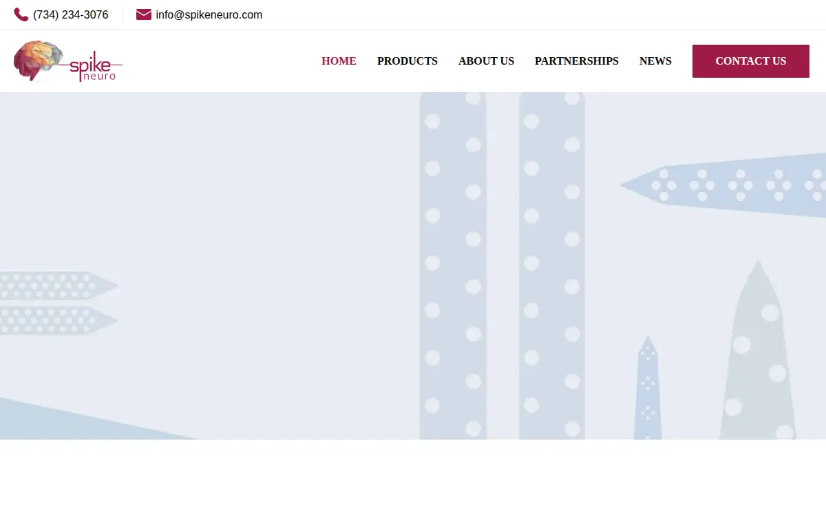 Homepage of Spike Neuro LLC
