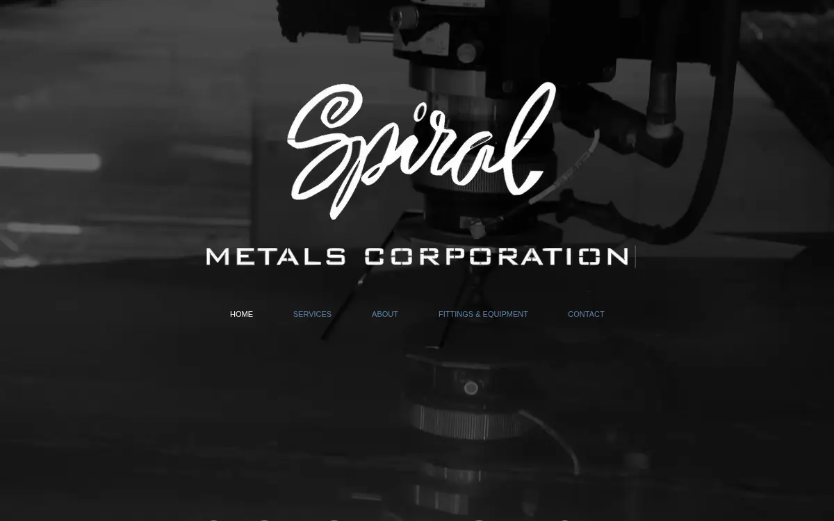 Homepage of Spiral Metals Corporation of Baton Rouge