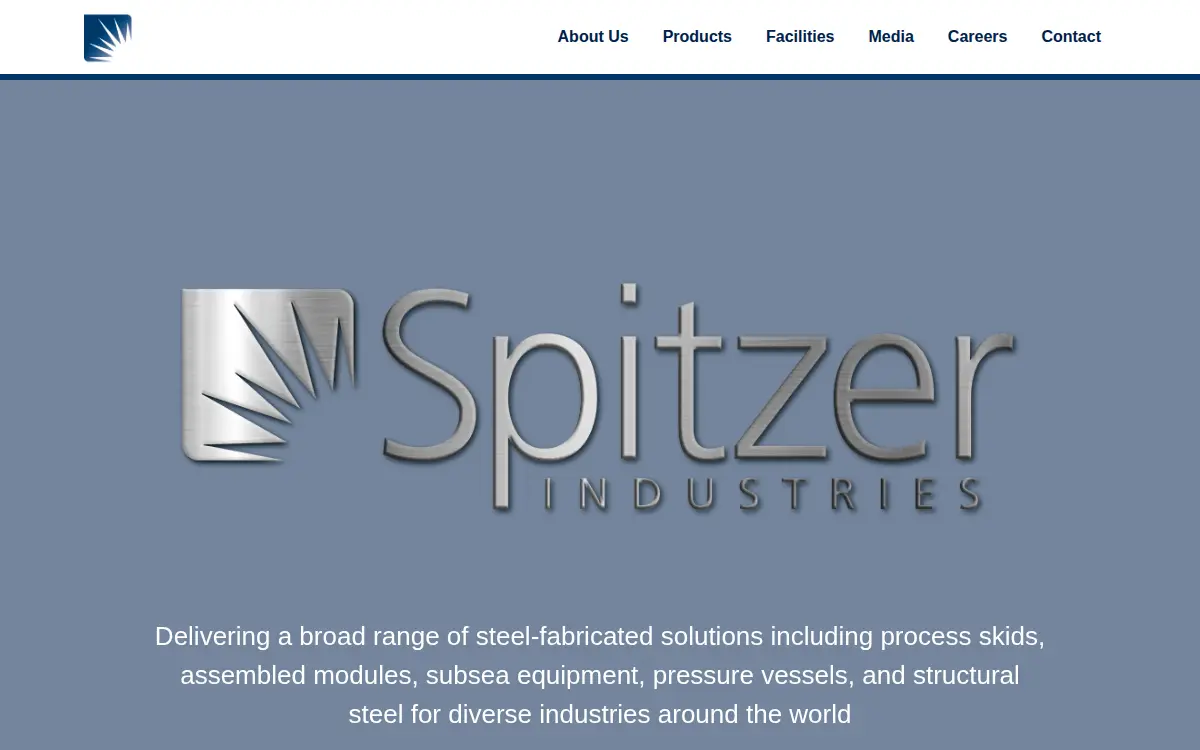 Homepage of Spitzer Industries, INC
