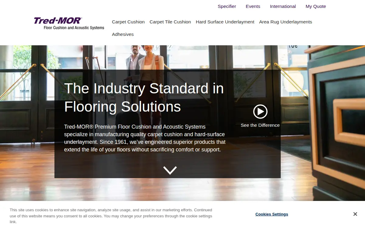 Homepage of Sponge-cushion, INC