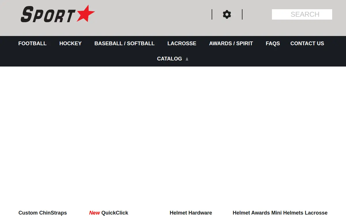 Homepage of Sportstar Athletics, INC.