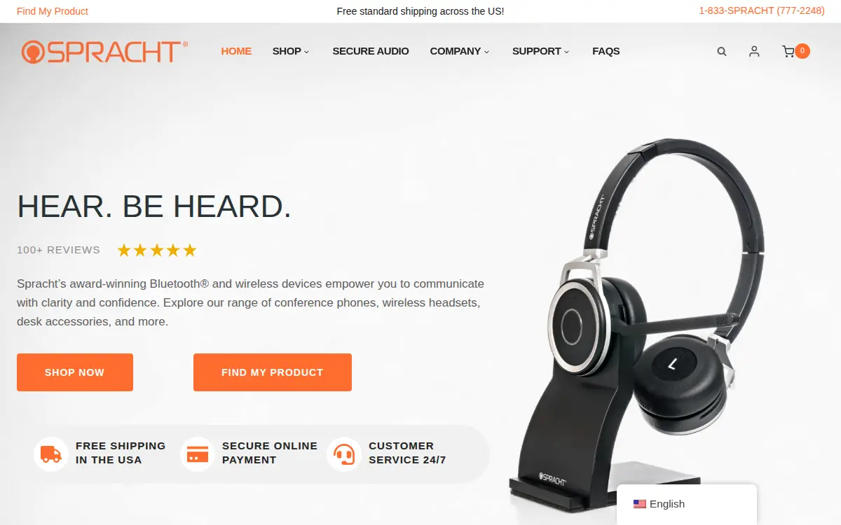 Homepage of Spracht, INC