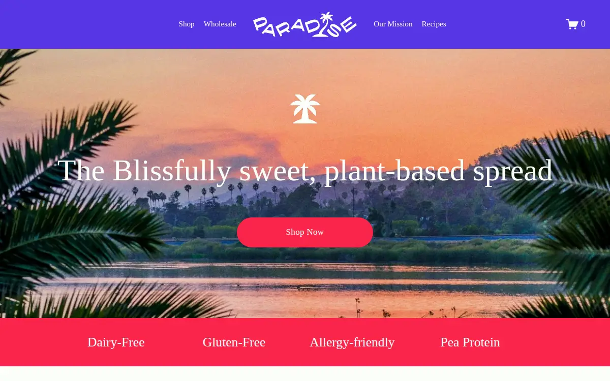 Homepage of Emilys Foods LLC
