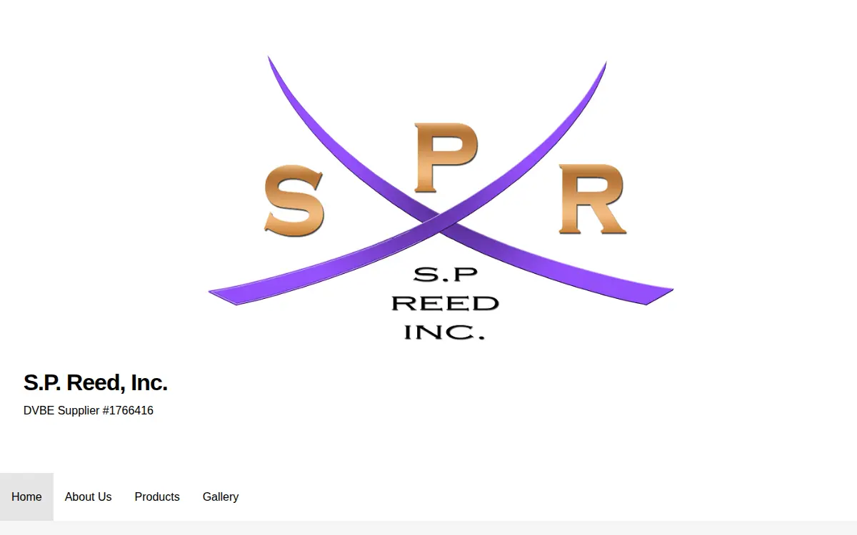 Homepage of S. P. Reed INC.