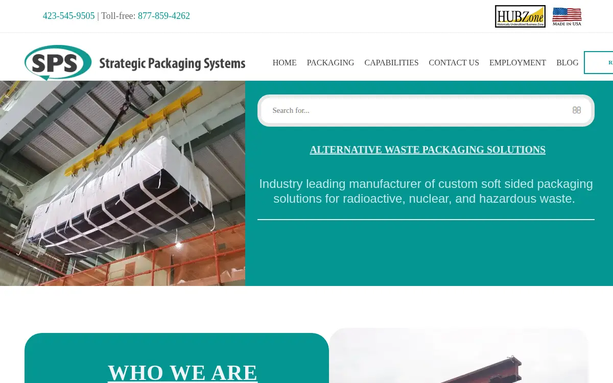 Homepage of Ice Packaging CO LLC