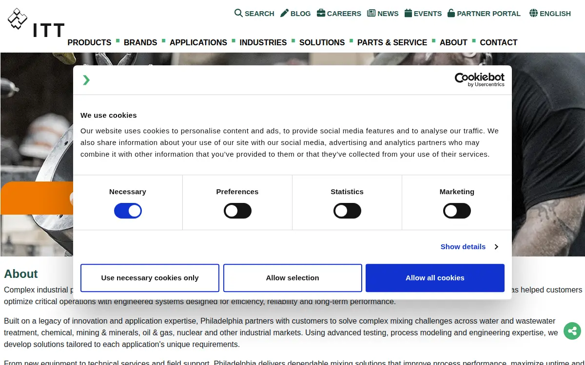 Homepage of Spx Flow Us, LLC