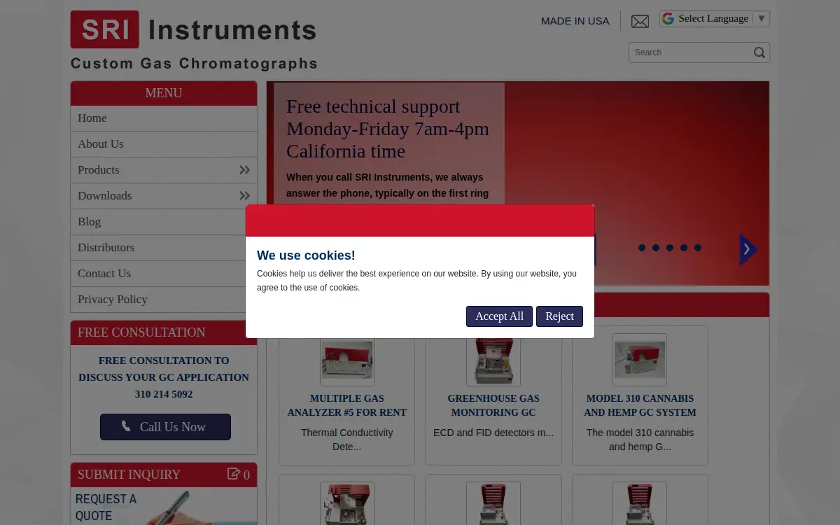 Homepage of Scientific Repair INC