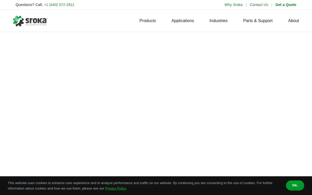 Homepage of Sroka INC.