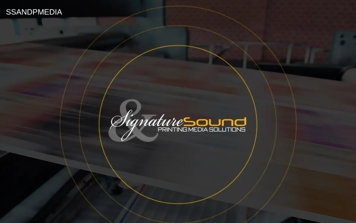 Homepage of Signature Sound & Printing Media Solutions LLC