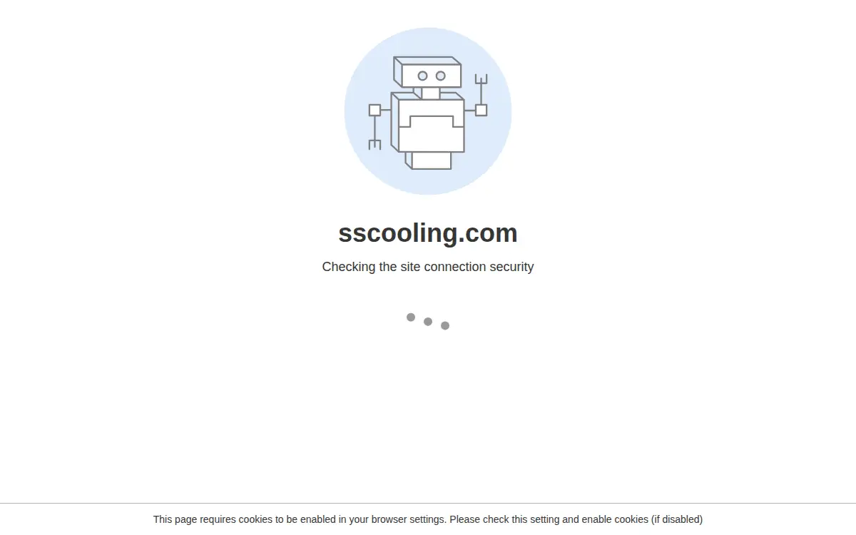 Homepage of Solid State Cooling Systems, INC.