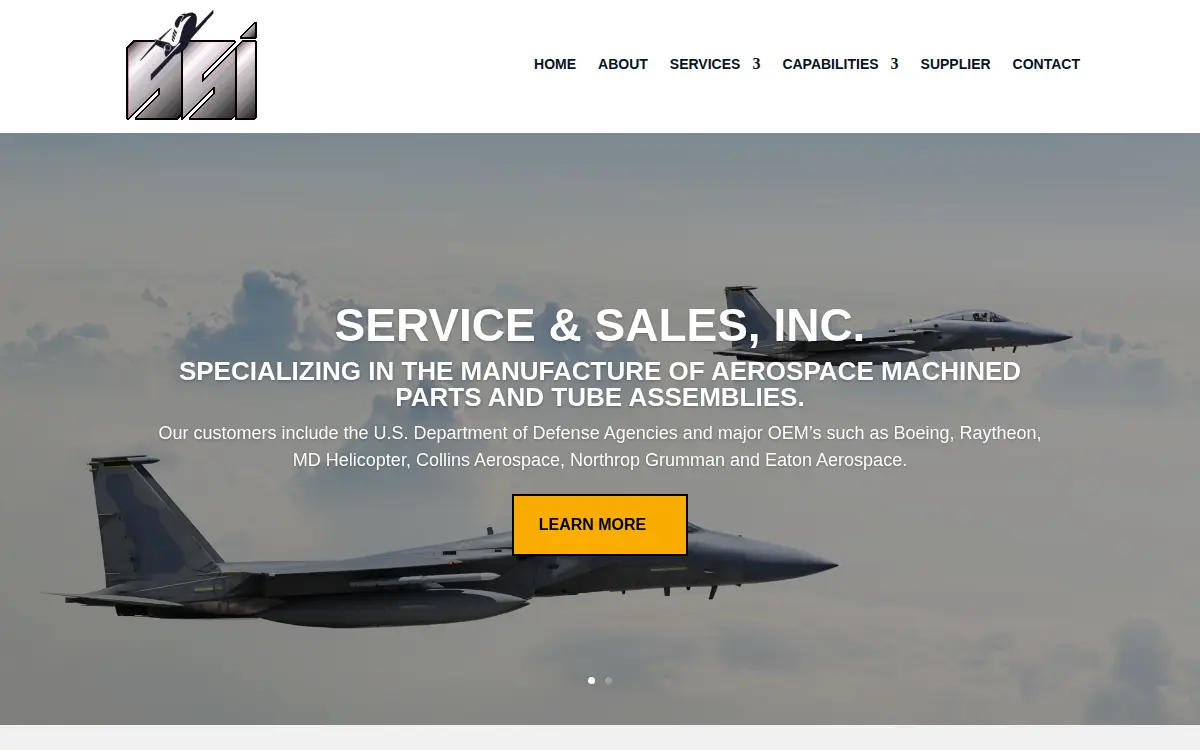 Homepage of Service & Sales INC
