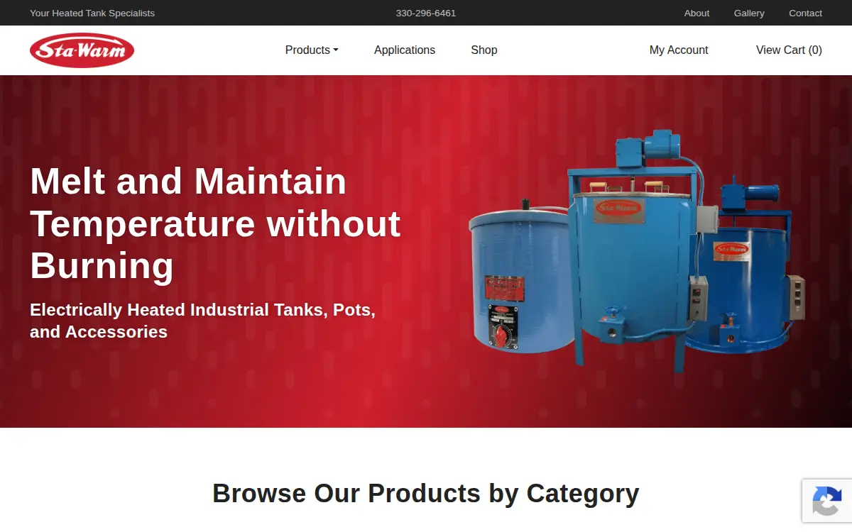 Homepage of Sta-warm Electric CO
