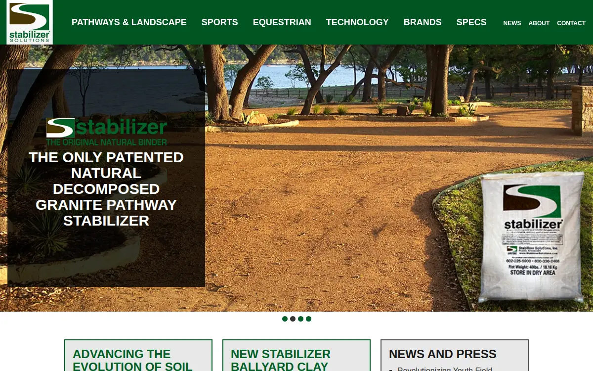 Homepage of Stabilizer Solutions INC