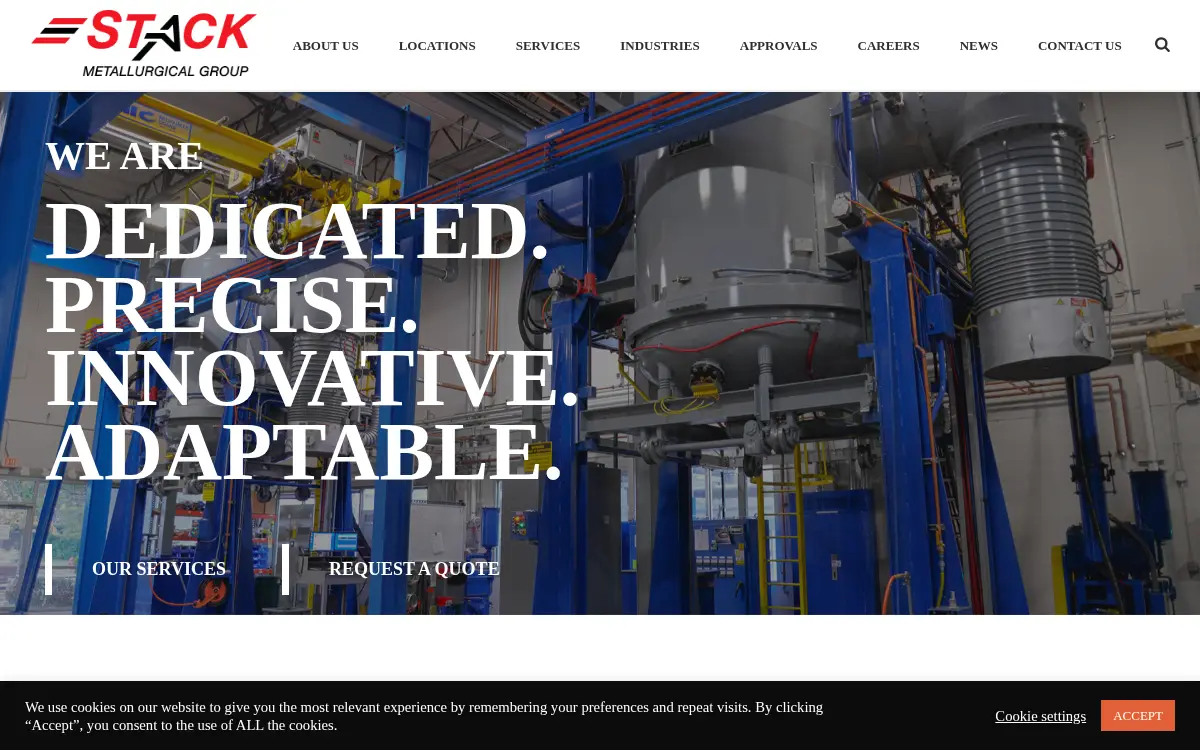Homepage of Stack Hip LLC