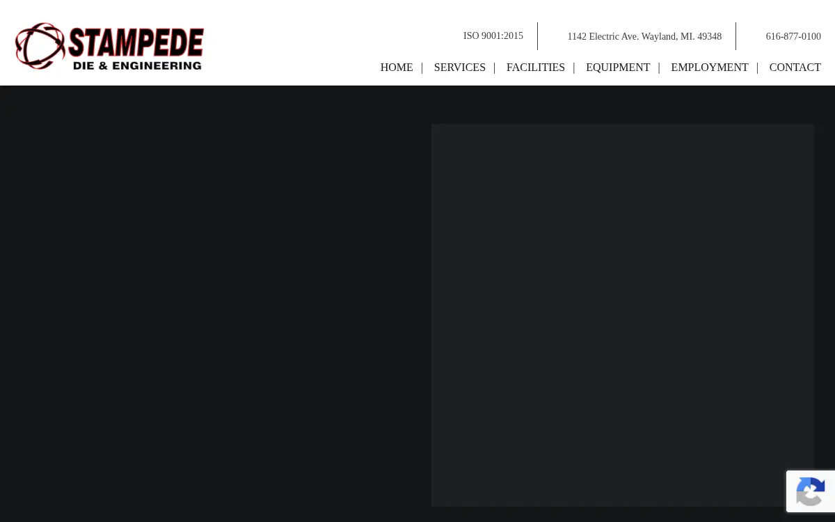 Homepage of Stampede Die CORP