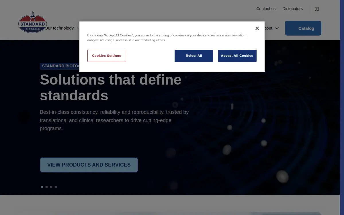 Homepage of Standard Biotools INC