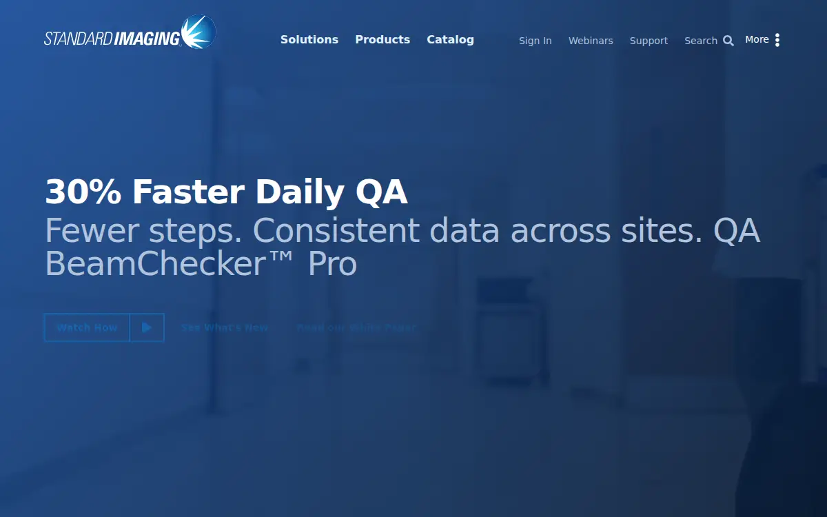 Homepage of Standard Imaging INC