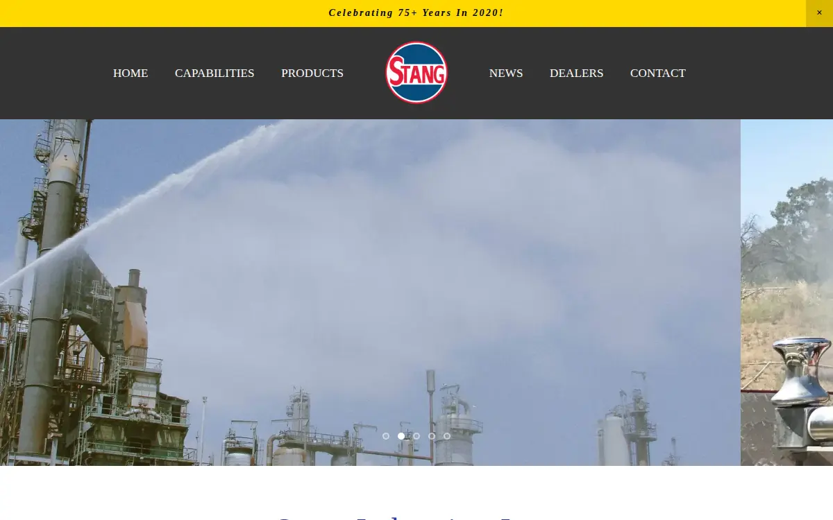 Homepage of Stang Industries, INC