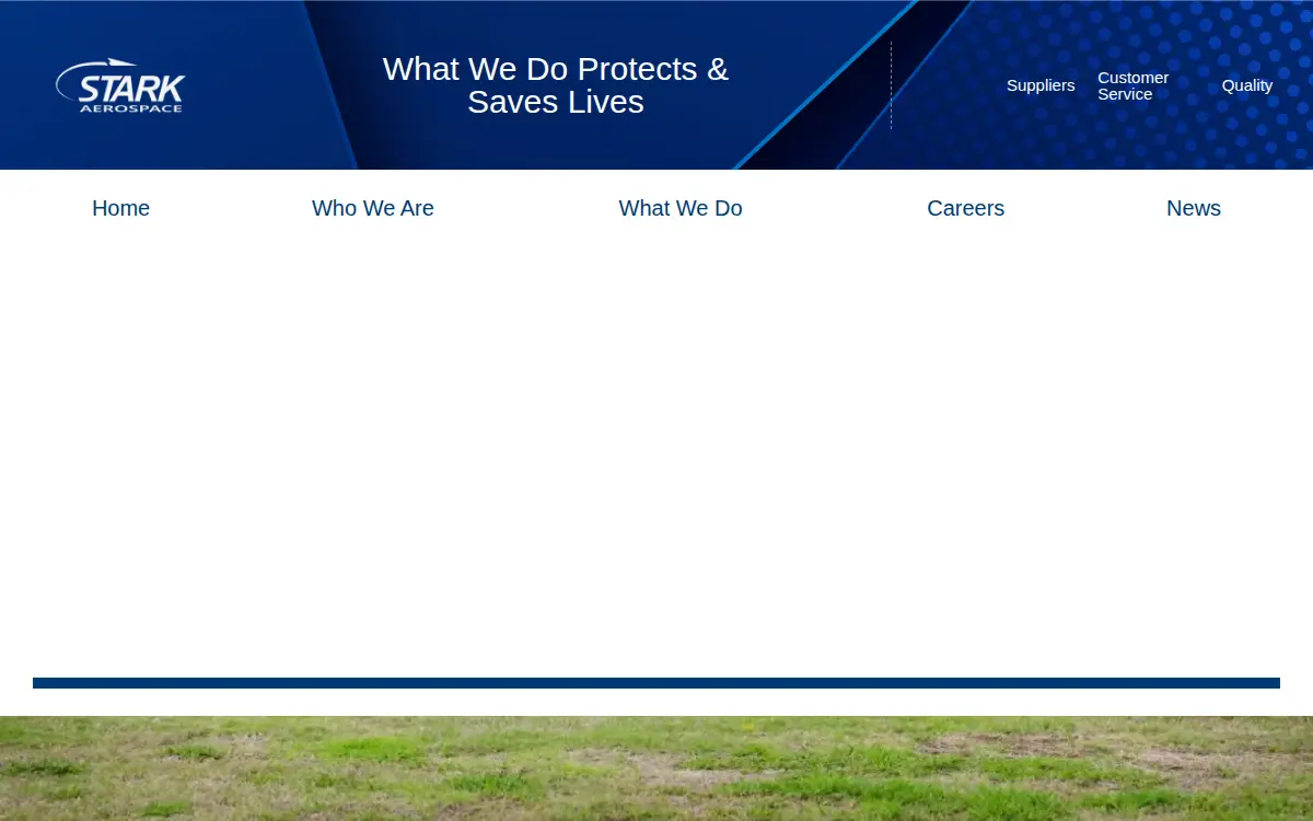 Homepage of Stark Aerospace INC.