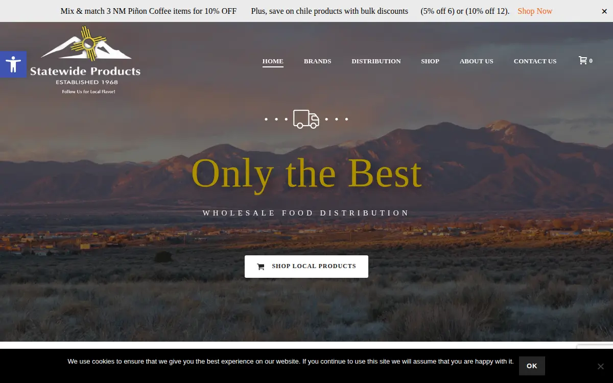 Homepage of Statewide Products CO INC