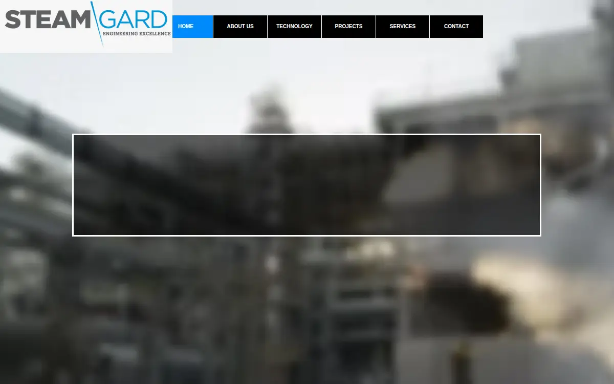 Homepage of Steamgard LLC