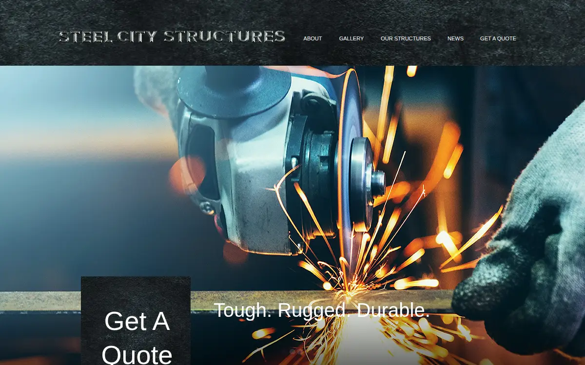 Homepage of Steel City Structures LLC
