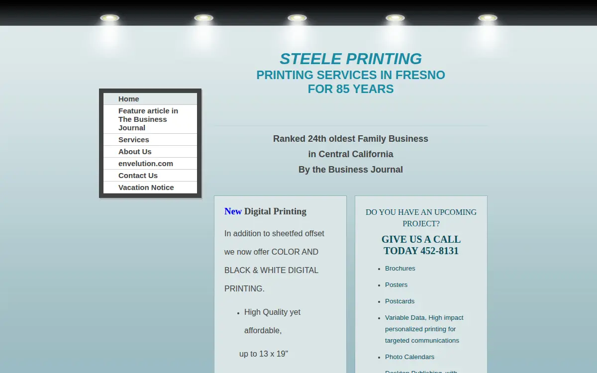 Homepage of Timothy Thomas Steele