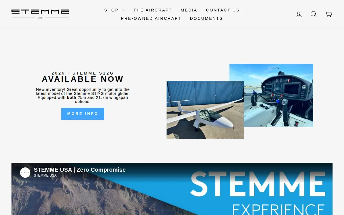 Homepage of Stemme Usa, INC.