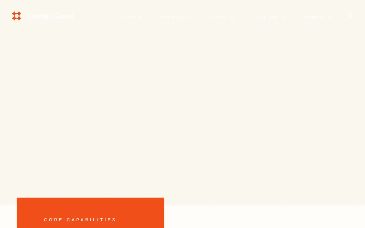Homepage of Stephen Gould Corporation
