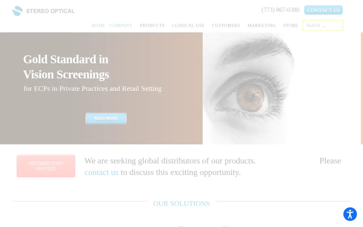 Homepage of Stereo Optical Company, INC
