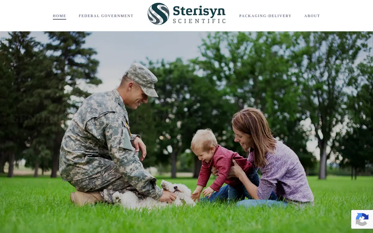 Homepage of Sterisyn INC.