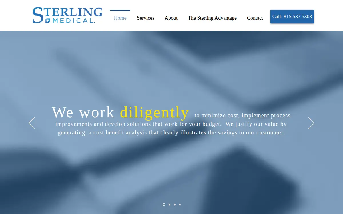 Homepage of Apollo Medical Products CORP