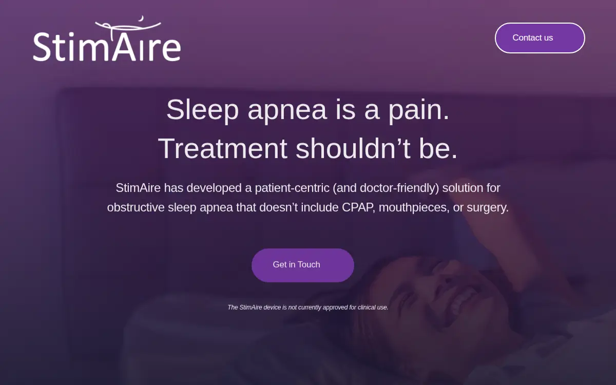 Homepage of Stimaire INC