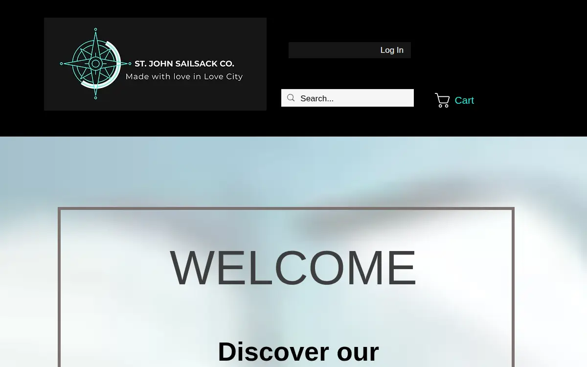 Homepage of St. John Sailsack Co., LLC