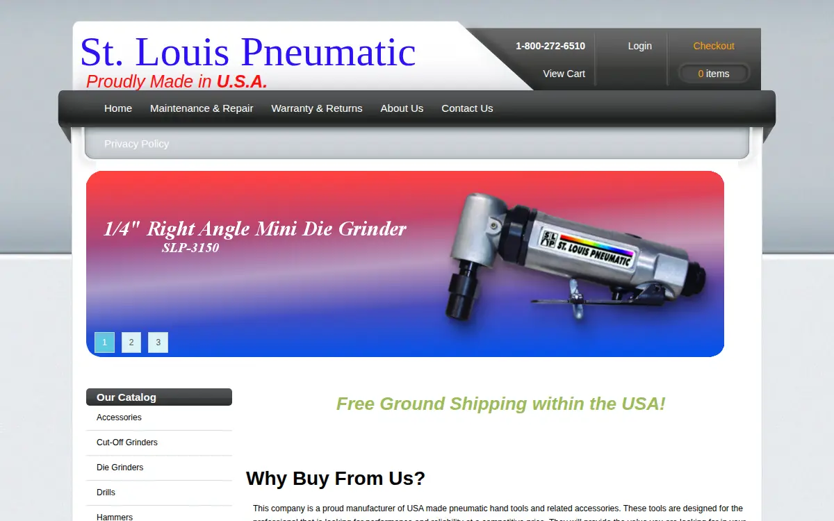 Homepage of Stl Pneumatic, INC.