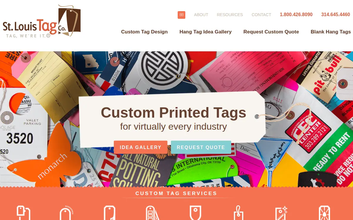 Homepage of St. Louis Tag CO INC