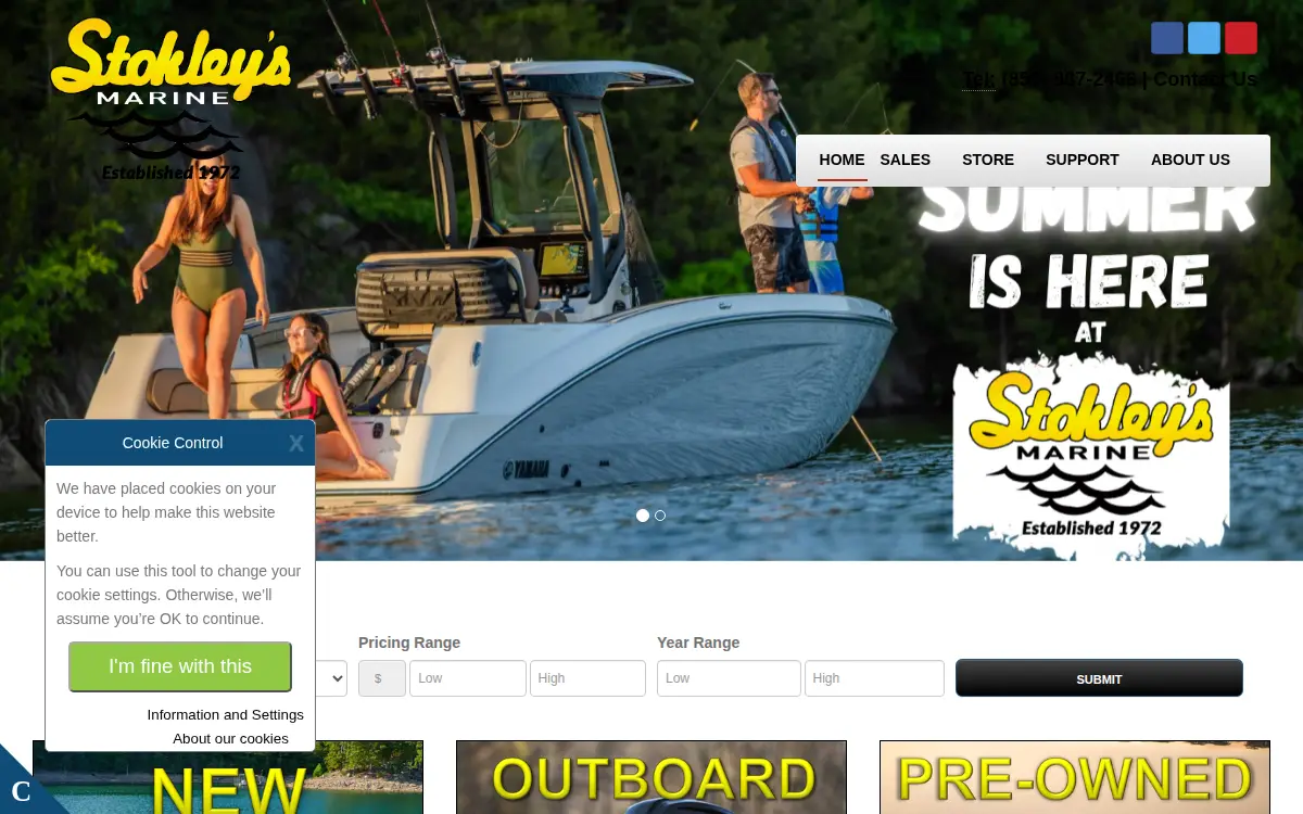 Homepage of P. & J. Enterprises, INC.