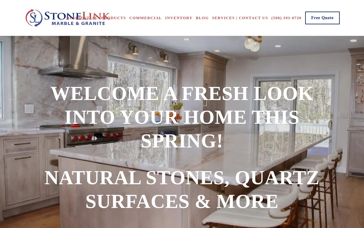 Homepage of Stone Link Marble & Granite CORP