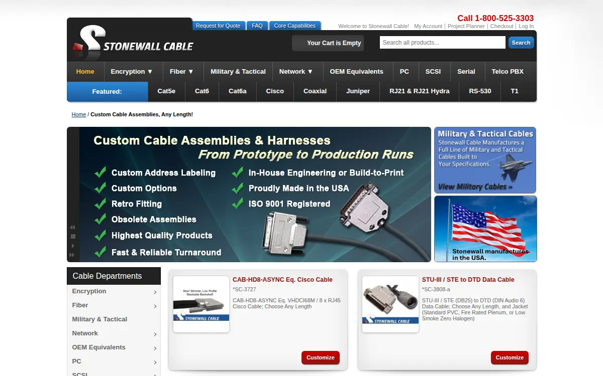Homepage of Stonewall Cable, INC.