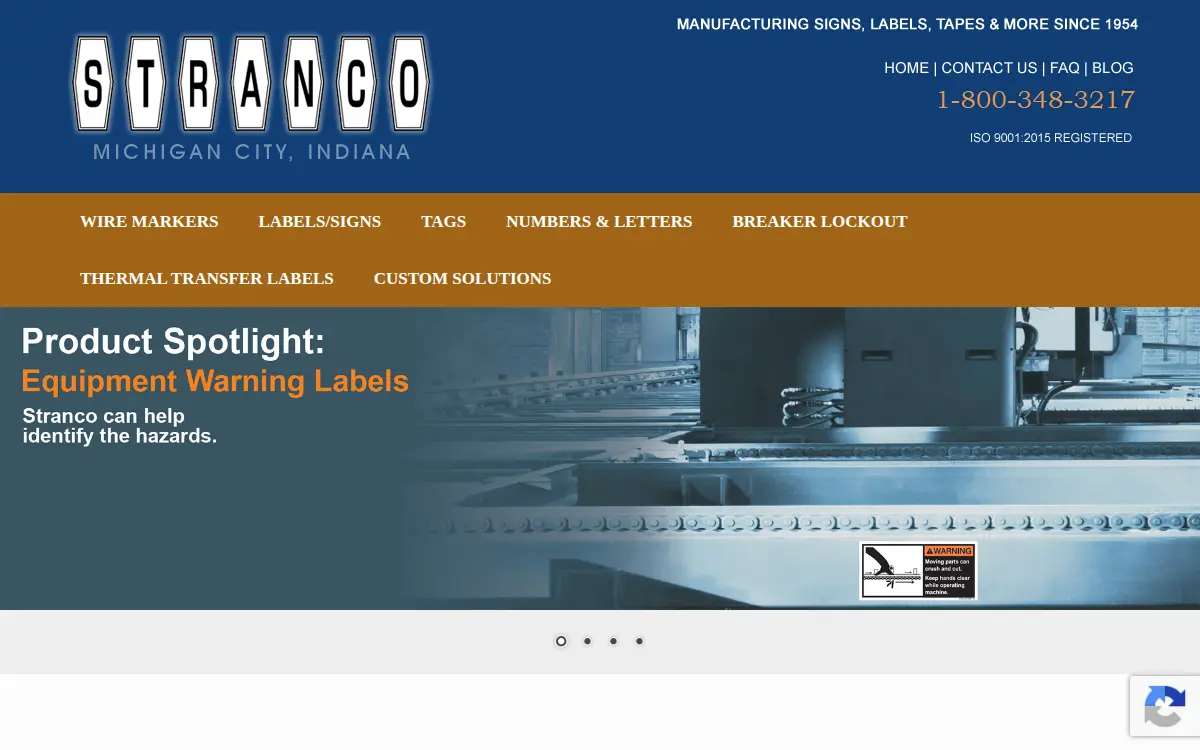 Homepage of Stranco Acquisition LLC