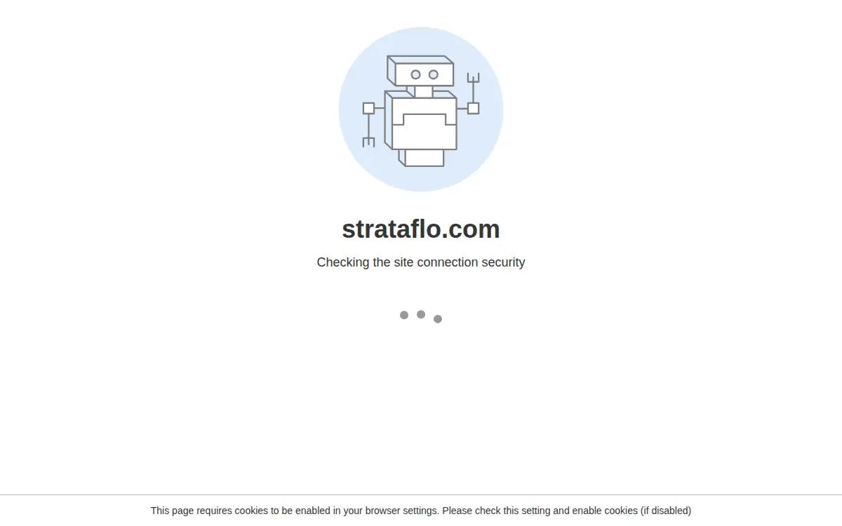 Homepage of Strataflo Products, INC