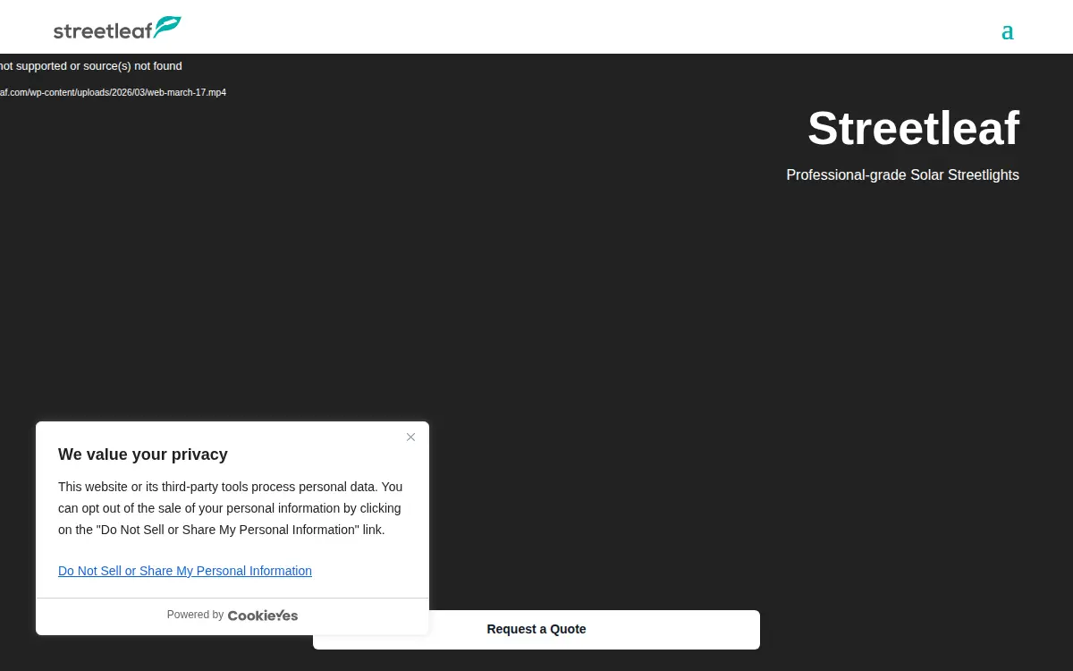 Homepage of Gig Fiber LLC