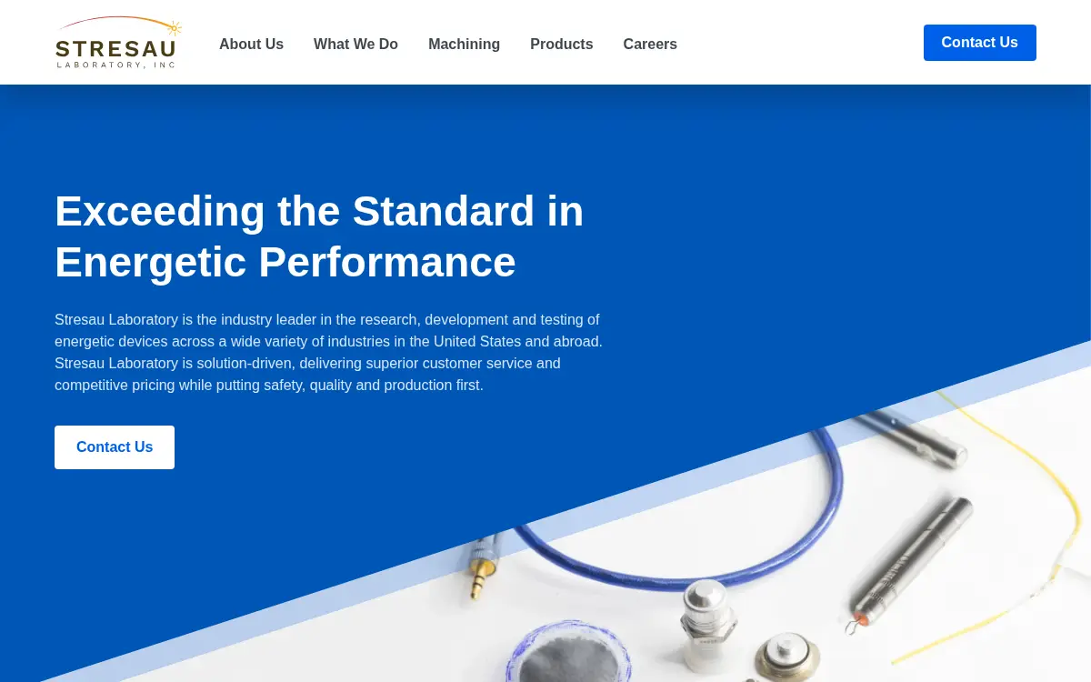 Homepage of R. Stresau Laboratory, INC.