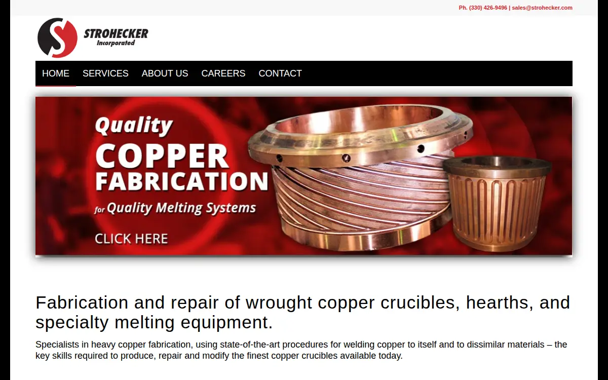 Homepage of Strohecker INC