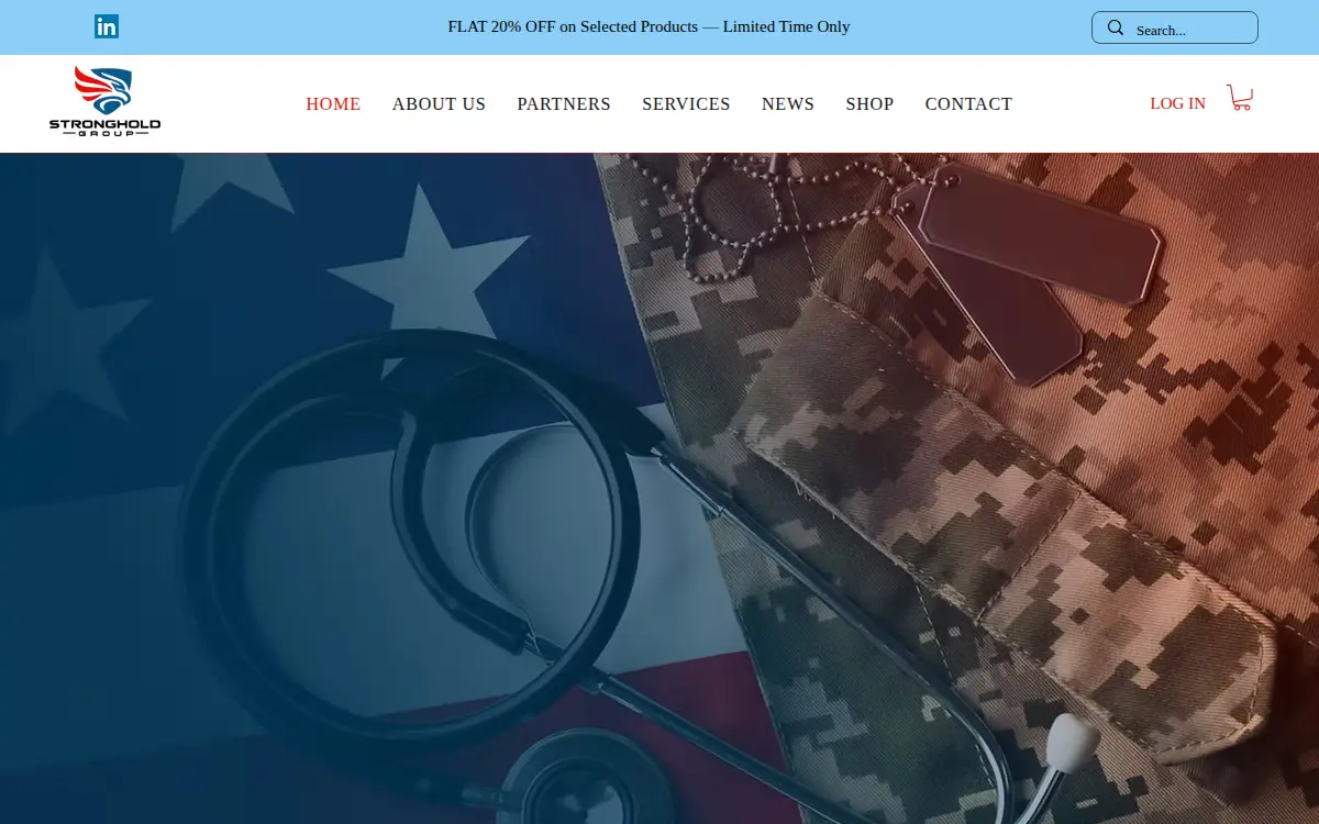 Homepage of The Stronghold Group LLC
