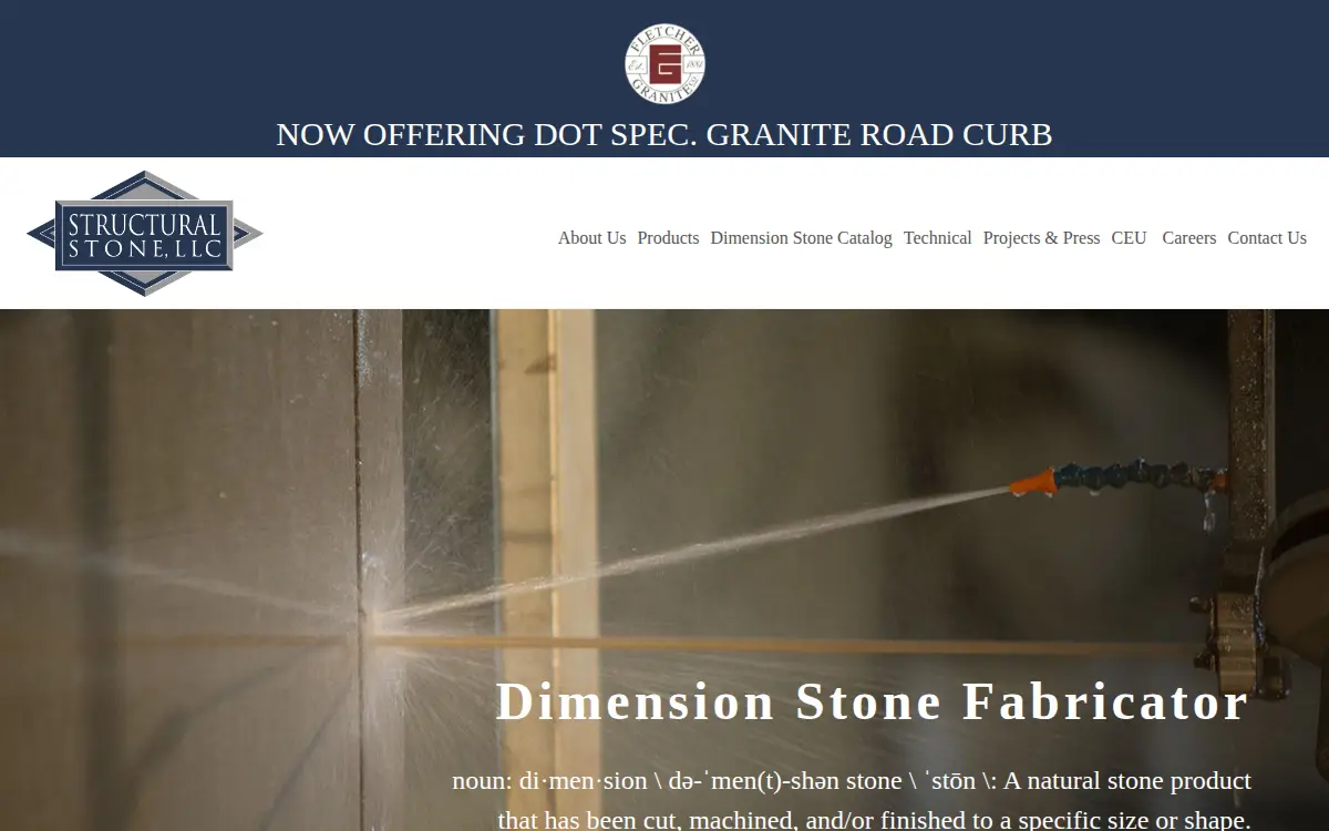 Homepage of Structural Stone, LLC