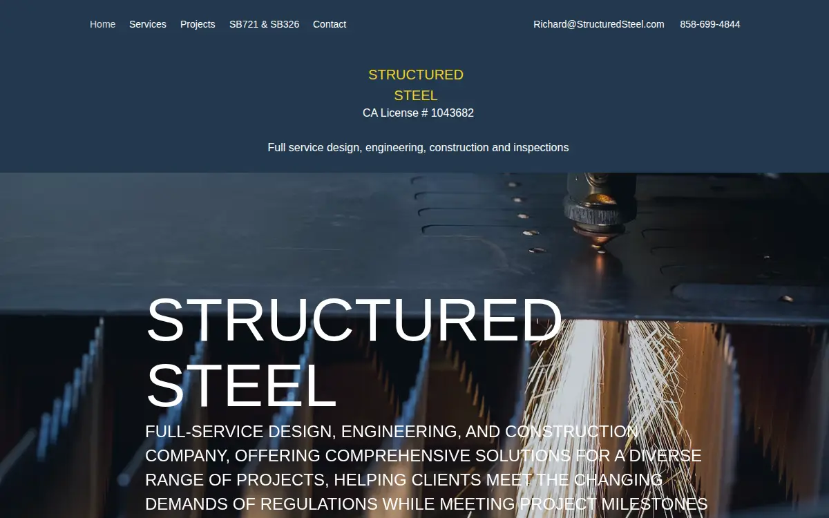 Homepage of Structured Steel