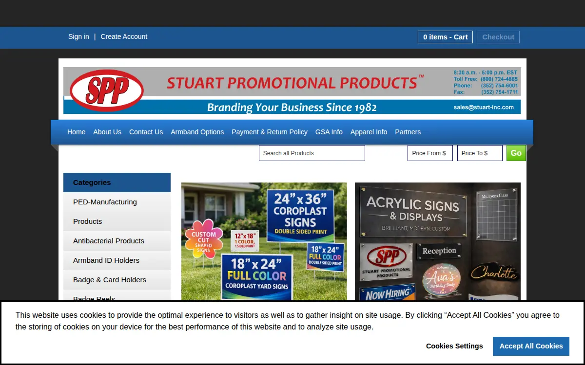 Homepage of Ped-stuart Corporation
